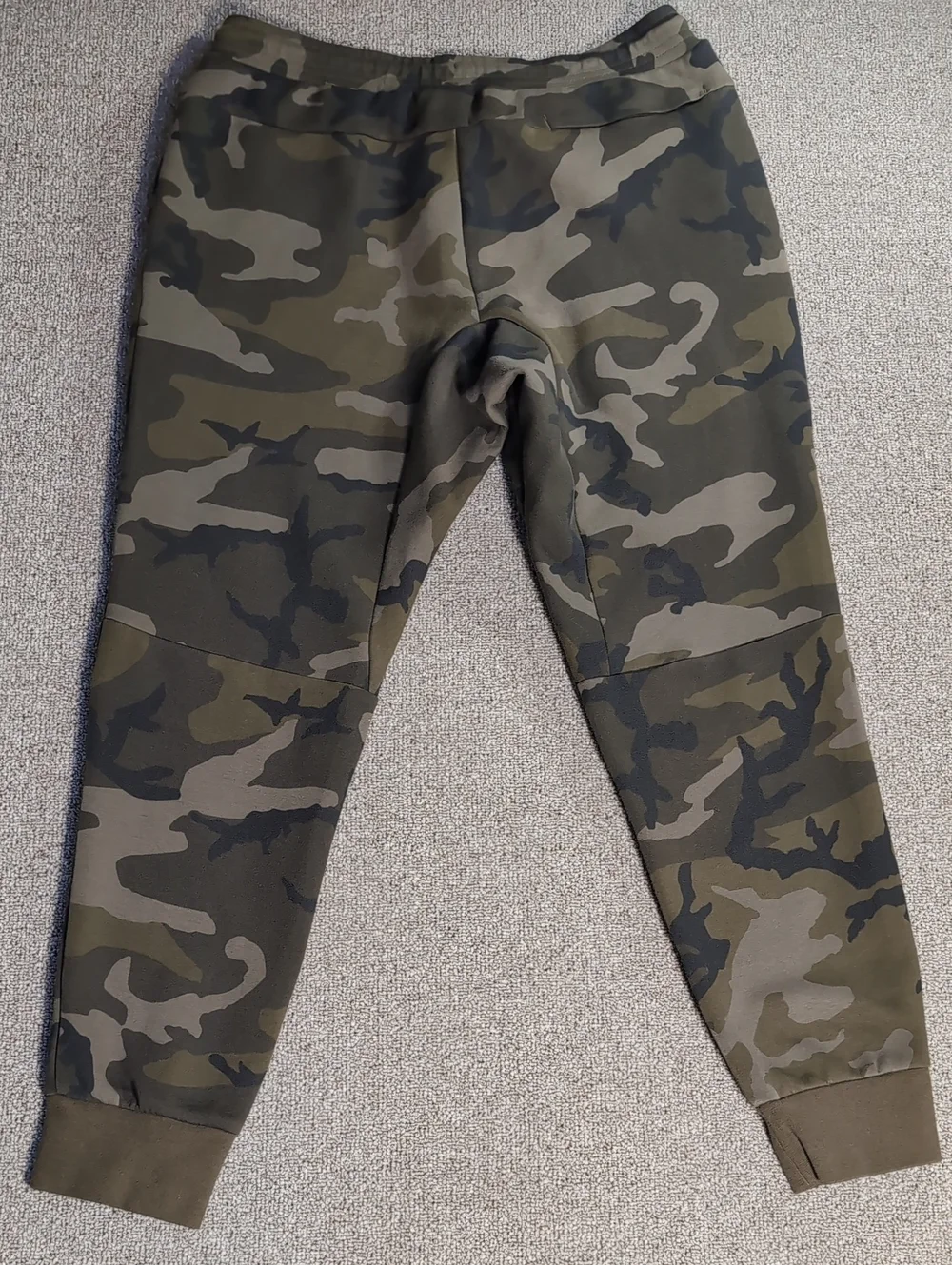 Nike NSW Tech Fleece Camo Jogger Sweat Pants Size XL Green/Brown EUC